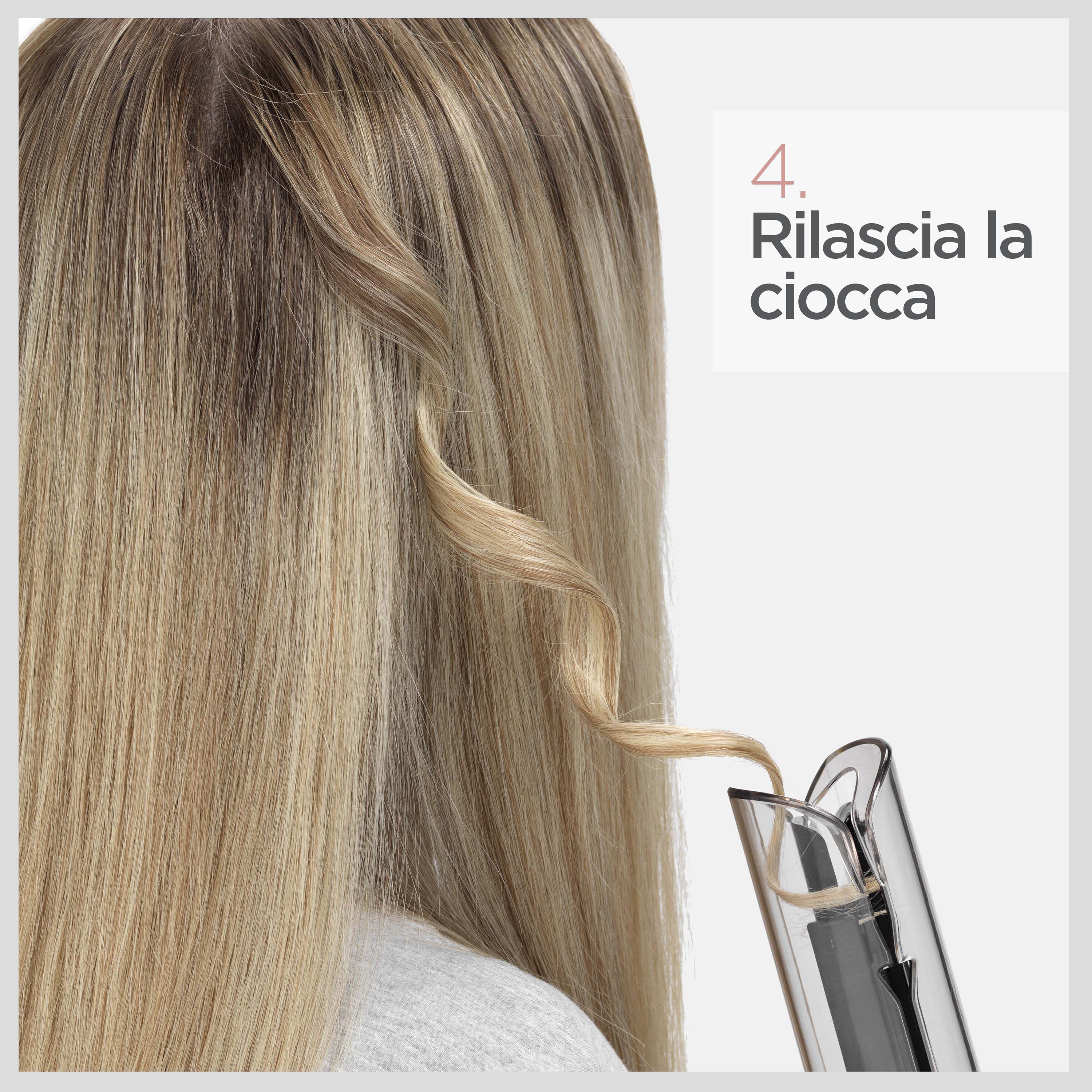 4. Rilascia la ciocca